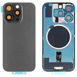 iPhone 16 Pro Backcover Titan Schwarz