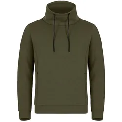 CLIQUE Hobart Stehkragen Sweatshirt Herren 75 - fog green S