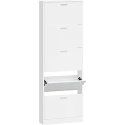 vidaXL, Schuhschrank, Lataris (59 x 17 x 169 cm)