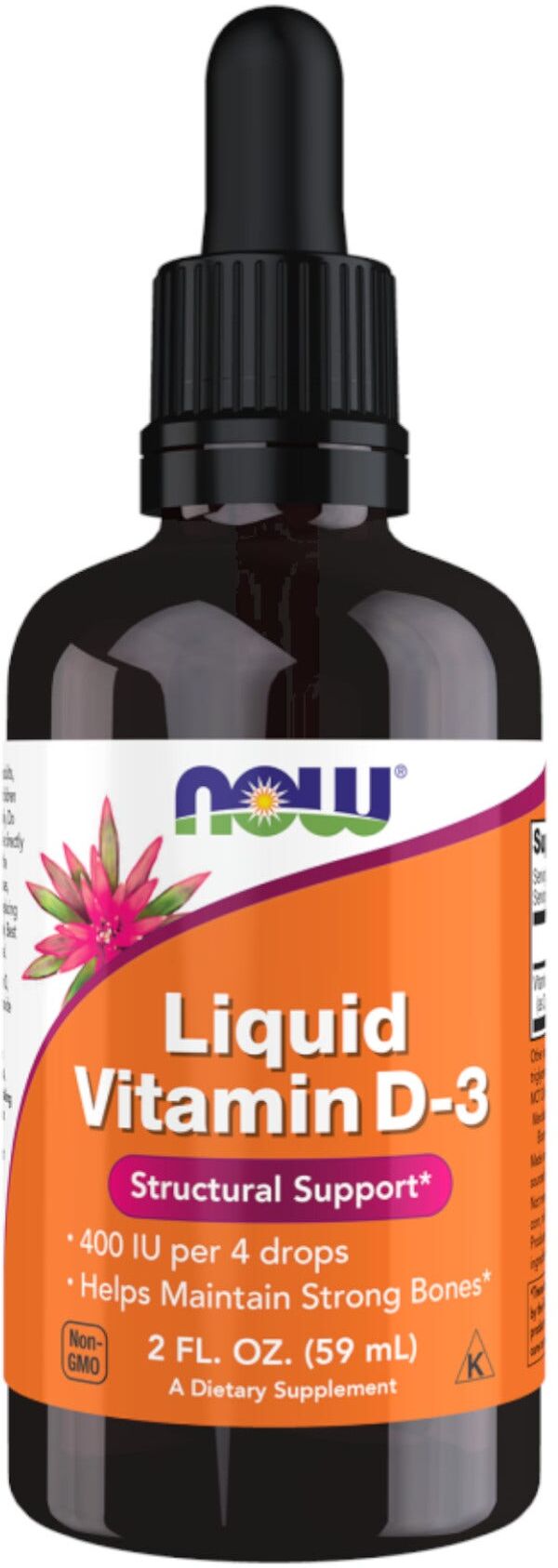 NOW FOODS Liquid Vitamin D3 60ml 