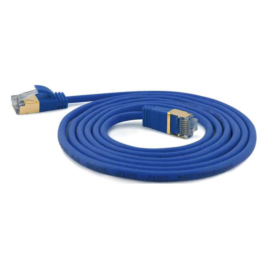 Wantec Extra dünnesCat.7 Rohkabel SSTP Patchkabel (S/FTP, CAT7, 0.20 m) (7128)