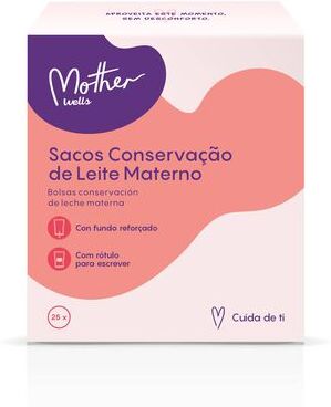 Mother Wells Sacos de Congelação para Leite Materno 25 un