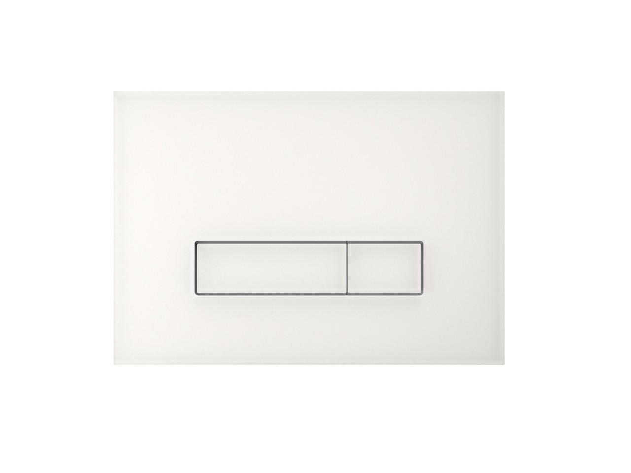Mepa WC-Betätigungsplatte MEPA Orbit 2-M Glaslaminat Bianco matt, 421880 421880