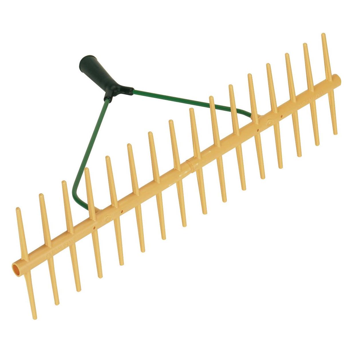 Jost Kerbl HR 16D Kunststoff-Rechen (doppelseitig, aus Polypropylen, 16 Zinken, Stielhalter ø 27 mm (HR 16 D)