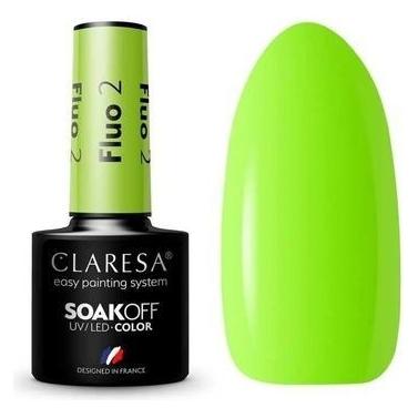 Claresa Fluo UV-Nagellack 5ml - 2er-Pack (Grün, Farblack) (45169826)