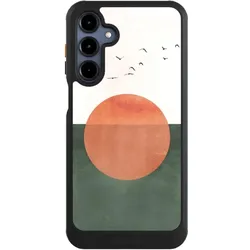 Nivocase Hülle für Samsung Galaxy A16 5G Handyhülle NIVOcore Case Schwarz Sonnenschein Sonnenuntergang (Samsung Galaxy A16 5G), Smartphone Hülle, Schwarz