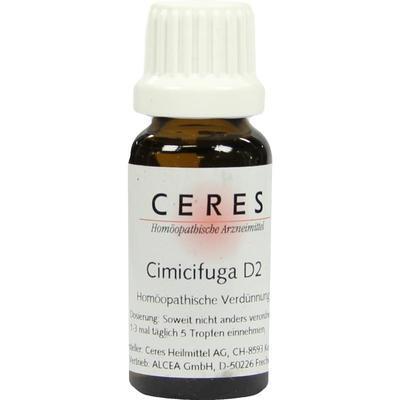 CERES Heilmittel GmbH CERES Cimicifuga D 2 Dilution 20 ml 00981067