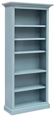 Casa Florentina Josephina Bookcase - Distressed Black over Gray - Ballard Designs