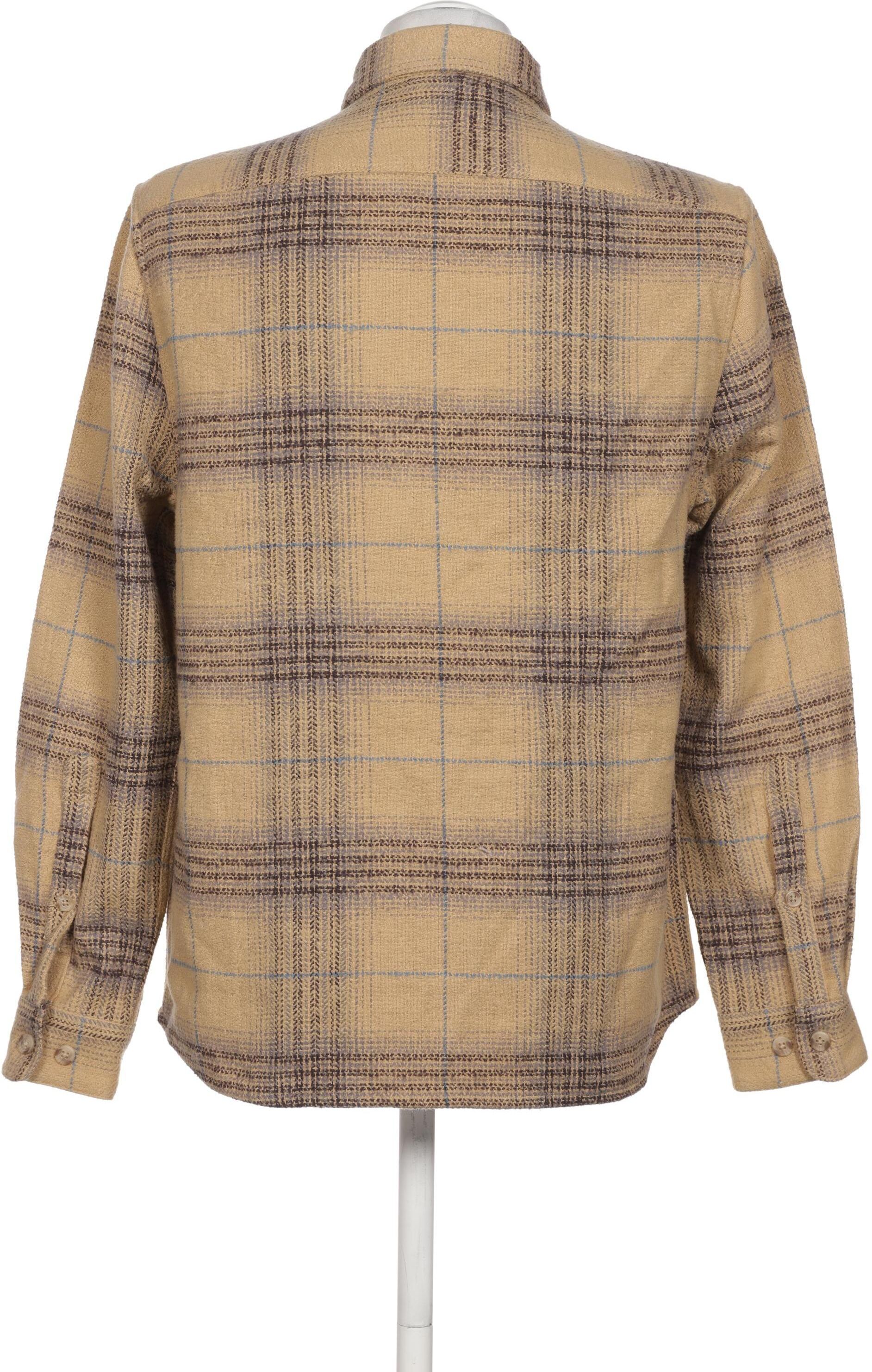 asos Herren Hemd, Beige, Gr. S, Baumwolle - Second Hand
