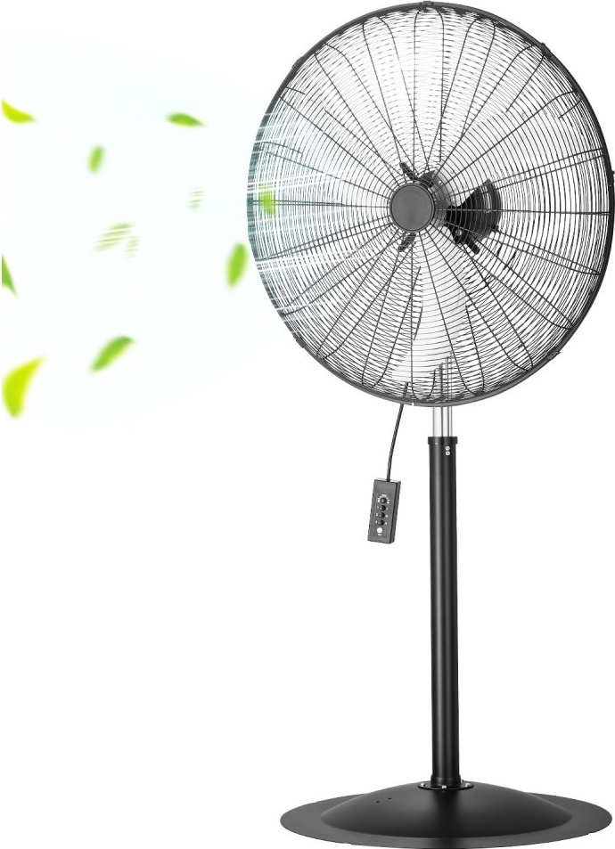 810 mm Standventilator - 3 Geschwindigkeitsstufen - Höhenverstellbar von 136 bis 199 cm