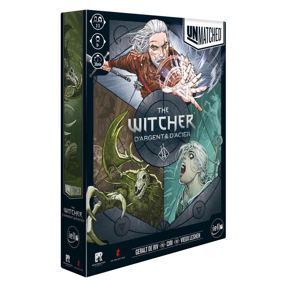 Iello Unmatched - The Witcher - D'argent et d'acier (Französisch, 2 - 3 Spieler) (62421524)