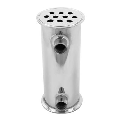 Tri Clamp Dephlegmator Reflux Still Condenser With NPT Ports Tri Clamp Dephlegmator Reflux Still Condenser With NPT Ports