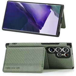 König Design Hülle Handy Schutz für Samsung Galaxy S22 Ultra 5G Case Cover Wallet Etui Tasche (Samsung Galaxy S22 Ultra 5G), Smartphone Hülle, Grün