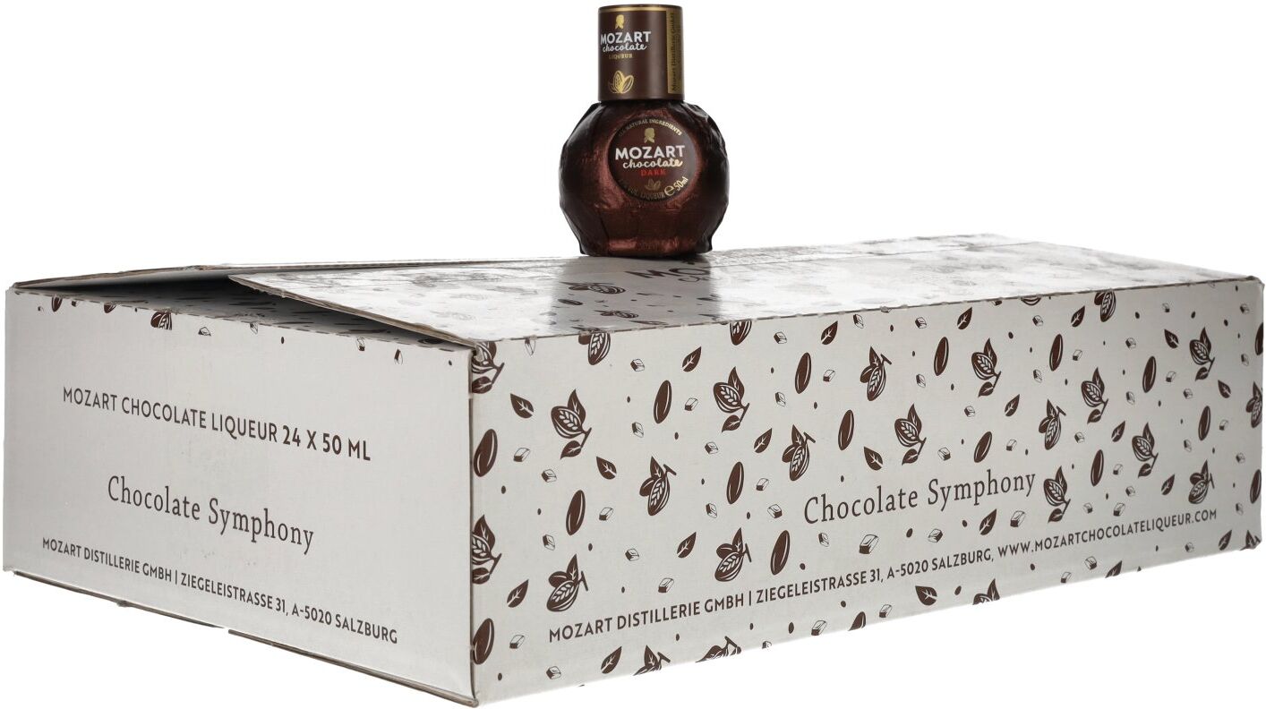 Mozart Liköre Mozart Chocolate Dark Likör 17% Vol. 24x0,05l