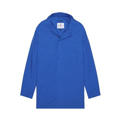 Parka AQUASCUTUM ACTIVE "RLG PACKABLE TRENCHCOAT Herren", Herren, Gr. L, blau (royal), Softshell, 100% Polyester, normal normal, Jacken Parka, Regenmantel Herren, leichte Jacke, Übergangsjacke, Outdoor, Sale