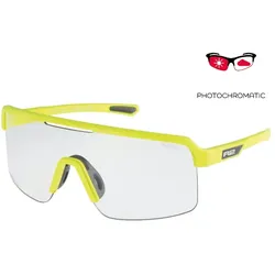 R2 Boost Sonnenbrille neon gelb/fotochromatische Gläser