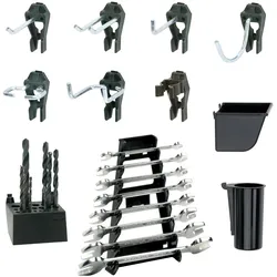 Raaco, Werkzeugwand, Werkzeughaken-Mixset 84tlg. f.Art.Nr.795605,795584,795698-699 Clip Mix 84