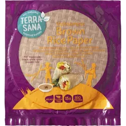 Terrasana Vietnamesisches Vollkorn-Reispapier bio
