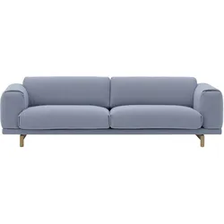 Muuto Rest Sofa 3-Sitzer, hearth 12 / eiche natur