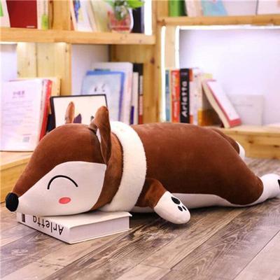 Playful Picks Giant Fox Plush Stuffed Animal Toy Brown 70cm