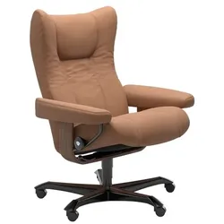 Stressless Bürostuhl Wing Office Leder Braun Batick Latte