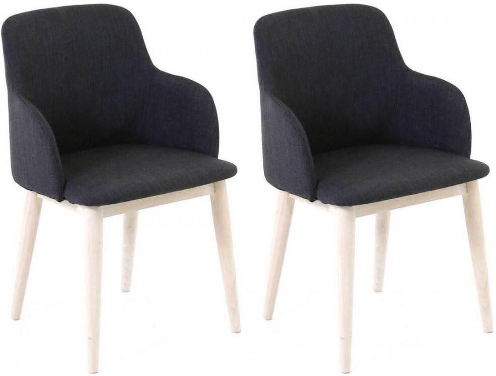 Zago Fauteuil gris foncé Gris 52x82x53cm