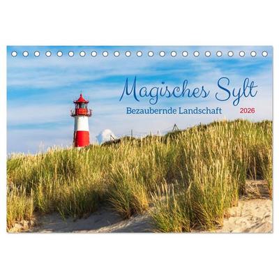 Magisches Sylt. Bezaubernde Landschaft (Tischkalender 2026 DIN A5 quer), CALVENDO Monatskalender