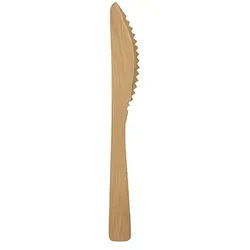PAPSTAR 50 Messer, aus Bambus "pure" 17 cm