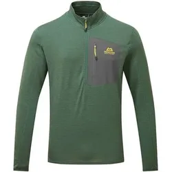 MOUNTAIN EQUIPMENT Mountain Equipment Herren T-Shirts/Tanks lg.Arm M LUMIKO ZIP-T, Größe S in Grün Grün