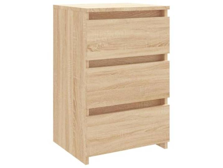 Heofavd Nachttisch Sonoma-Eiche 40x35x62,5 cm Nachtschrank