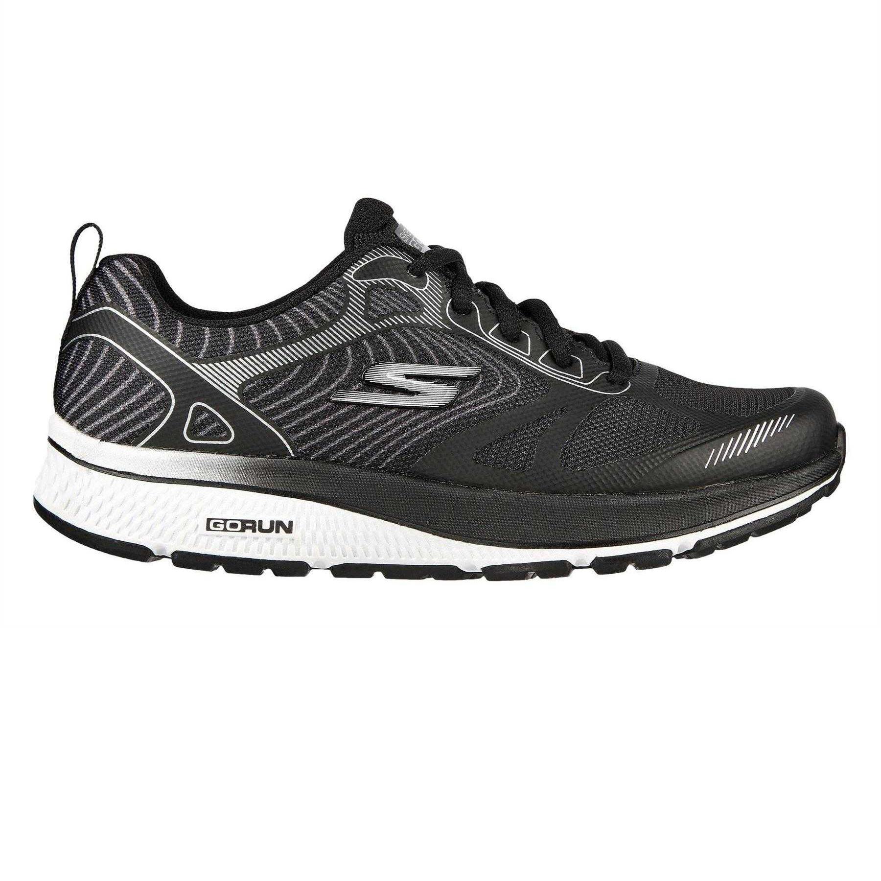 Skechers Gorun Consistent-sportschoenen voor dames (Zwart/Zilver)
