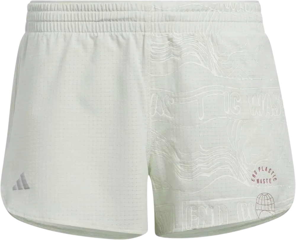 Adidas Run For The Oceans Laufshorts Damen Grün Gr. L