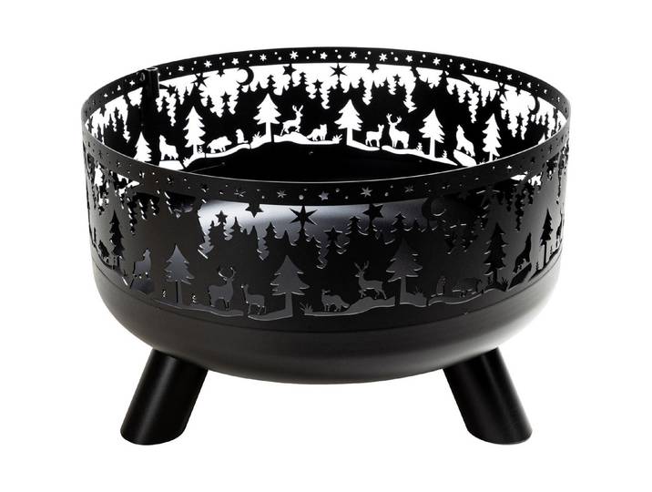 Nouvel Feuerschale Forest Schwarz ⌀ 60 cm