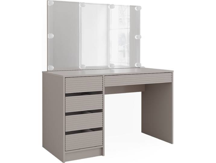 Schminktisch Vicco Sherry Cashmere 120 cm mit Spiegel & LED-Beleuchtung, Model 51676