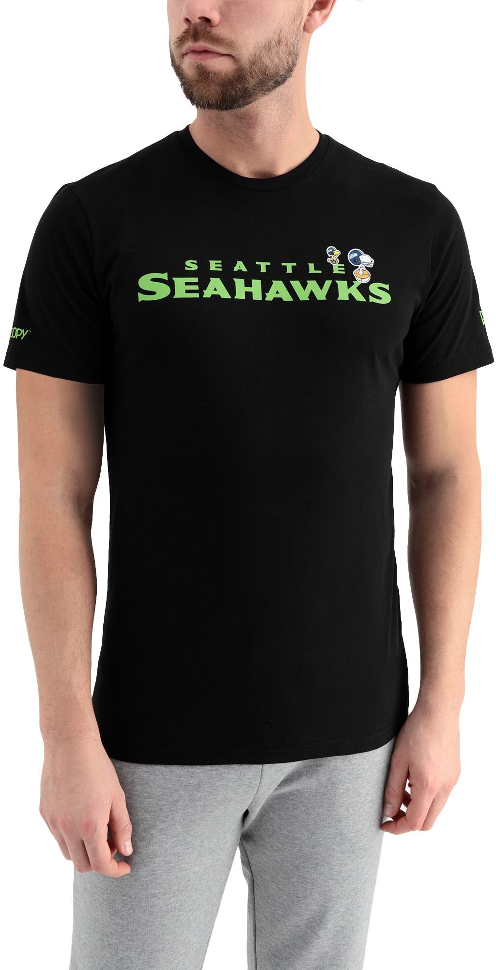 New Era Camiseta Hombre Negro XXS Hombre