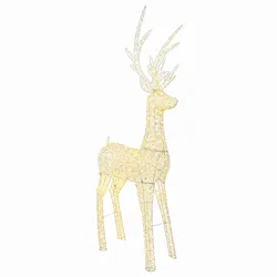 vidaXL Weihnachts-LED-Rentier-Motivleuchte 1000 LEDs Warmes Weiß 42049479