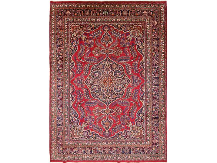 Mashad Signiert Teppich 276x381 Handgeknüpft Orientteppich Perserteppich Wolle