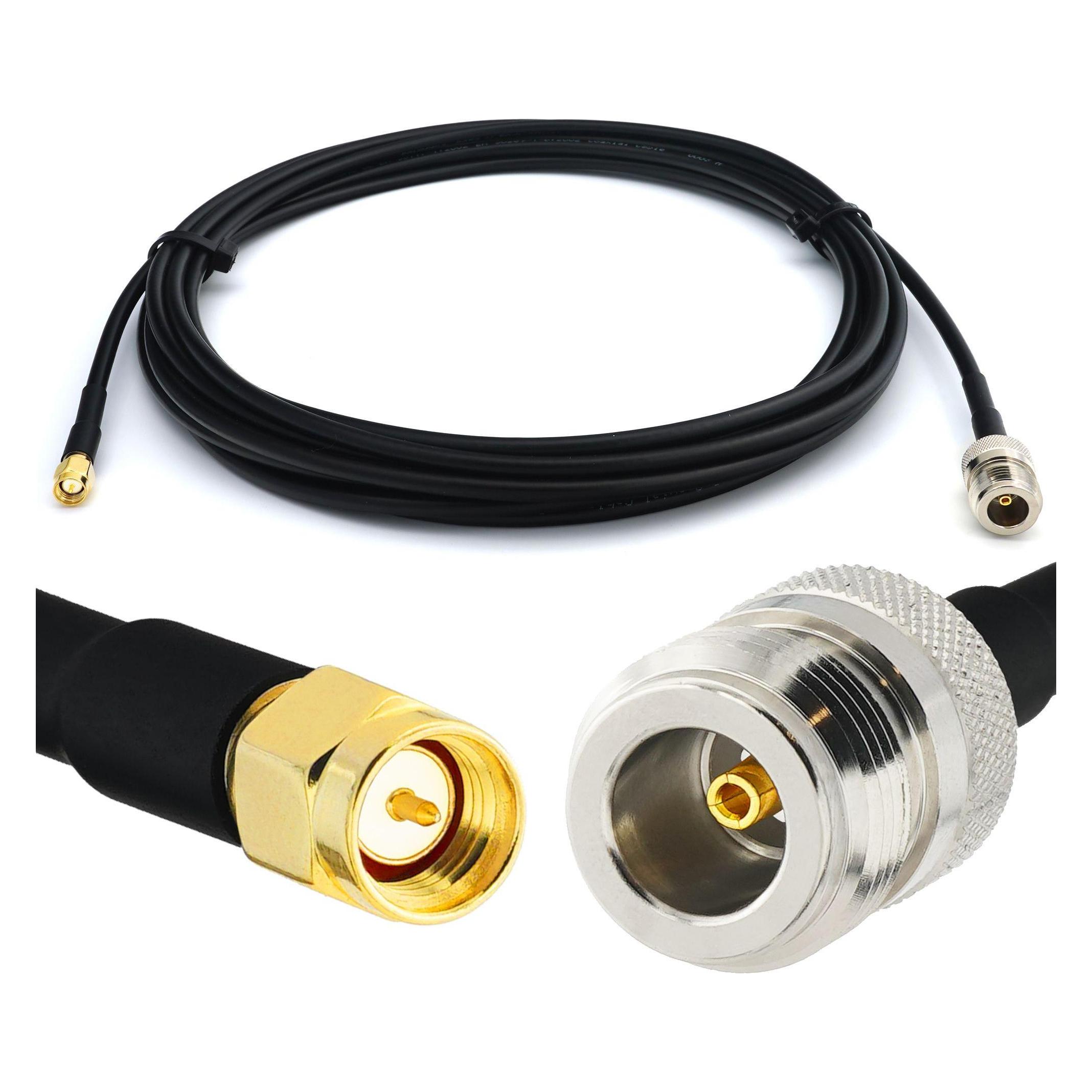 Rangeful SMA Male to N Female 1m RG58/U Coaxial Cable RG58-SM-NF-1 (RG58-SM-NF-1)