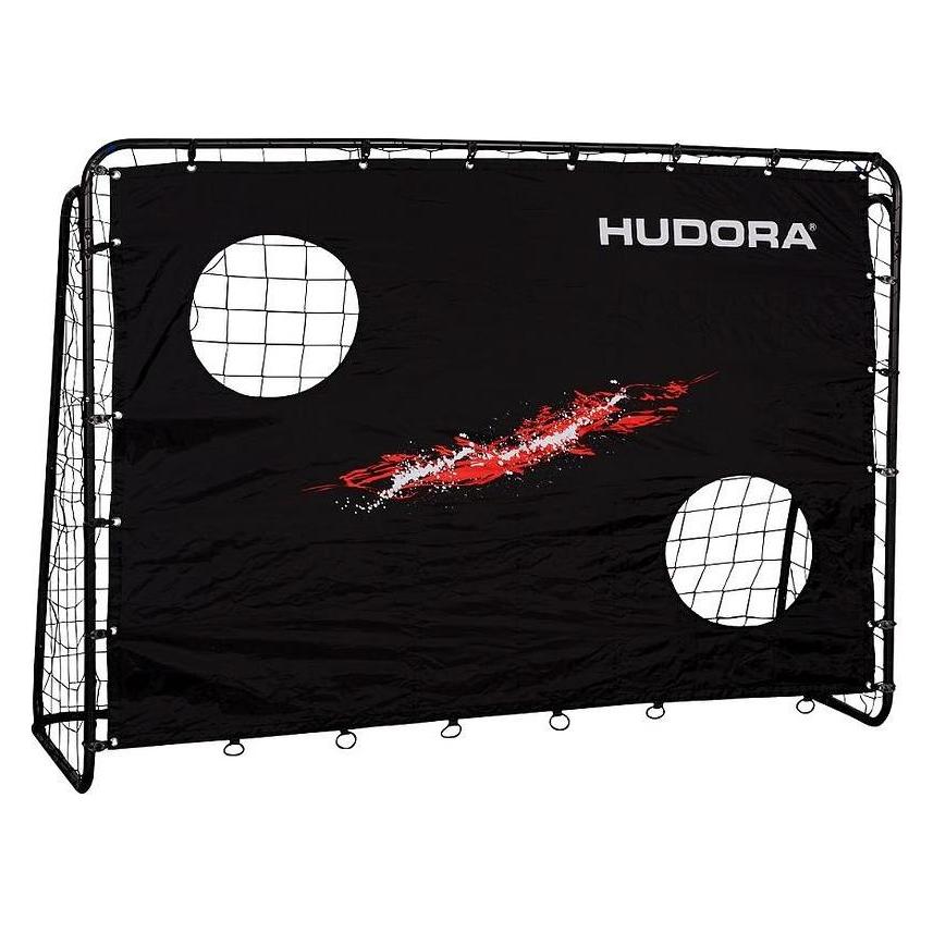 Hudora Fussballtor Trainer mit Torwand (76923)