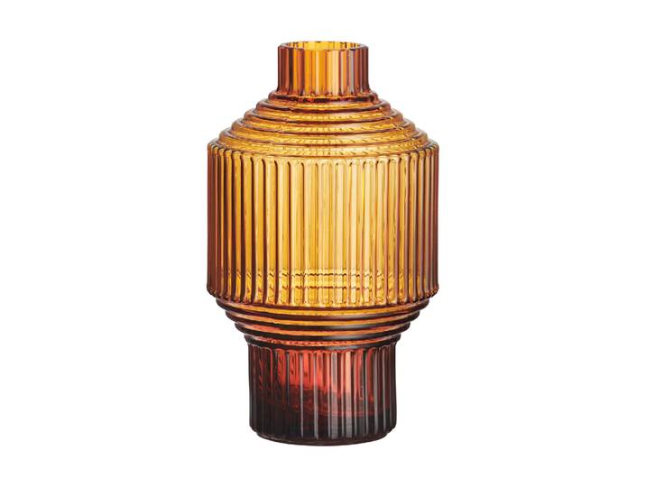 Kosta Boda Pavilion vase sombre 134 mm Ambre