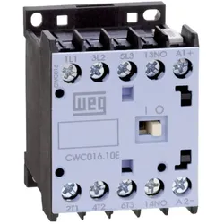 Weg CWC012-01-30D24 Schütz 3 Schliesser 5.5 kW 230 V/AC 12 A mit Hilfskontakt, Relais