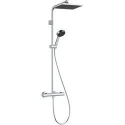Activera Q Showerpipe 290/180 1jet EcoSmart mit Ecostat Fine, Oberfläche: Chrom