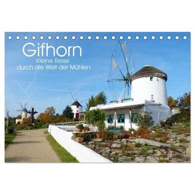 Gifhorn - Kleine Reise durch die Welt der Mühlen (Tischkalender 2026 DIN A5 quer), CALVENDO Monatskalender