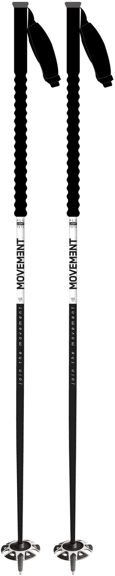 Movement  - Freeski One Black White - 145 - Bâton