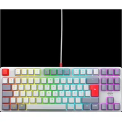 Cherry Xtrfy K4V2 TKL (DE, Kabelgebunden), Tastatur, Grau, Rot