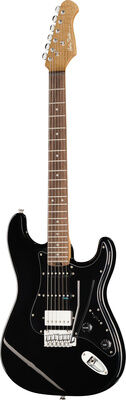 Harley Benton ST-Modern Plus HSS BK Schwarz Hochglanz
