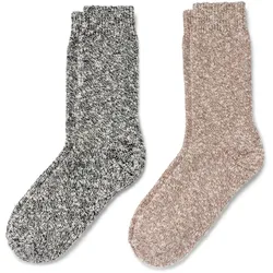 Tchibo - 2 Paar Stricksocken - Damen - Gr. 35-38 - dunkelblau