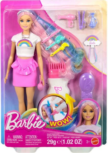 Barbie Haarspiel Puppe mit Glitzer und Styling-Accessoires