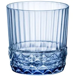 Bormioli Rocco America'20S Box 6 Gläser Kristall 30Cl Blau