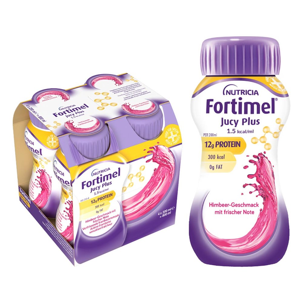 Danone Deutschland GmbH Fortimel Jucy Plus Himbeere Frische Note 18827289